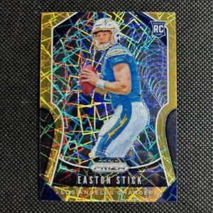 EASTON STICK 2019 PANINI PRIZM GOLD PRIZMS REFRACTOR RC #307 ROOKIE